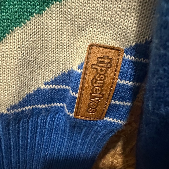 Tipsy Elves Men’s Ski Sweater 1/4 Zip Pullover Size L‎ - Picture 3 of 7